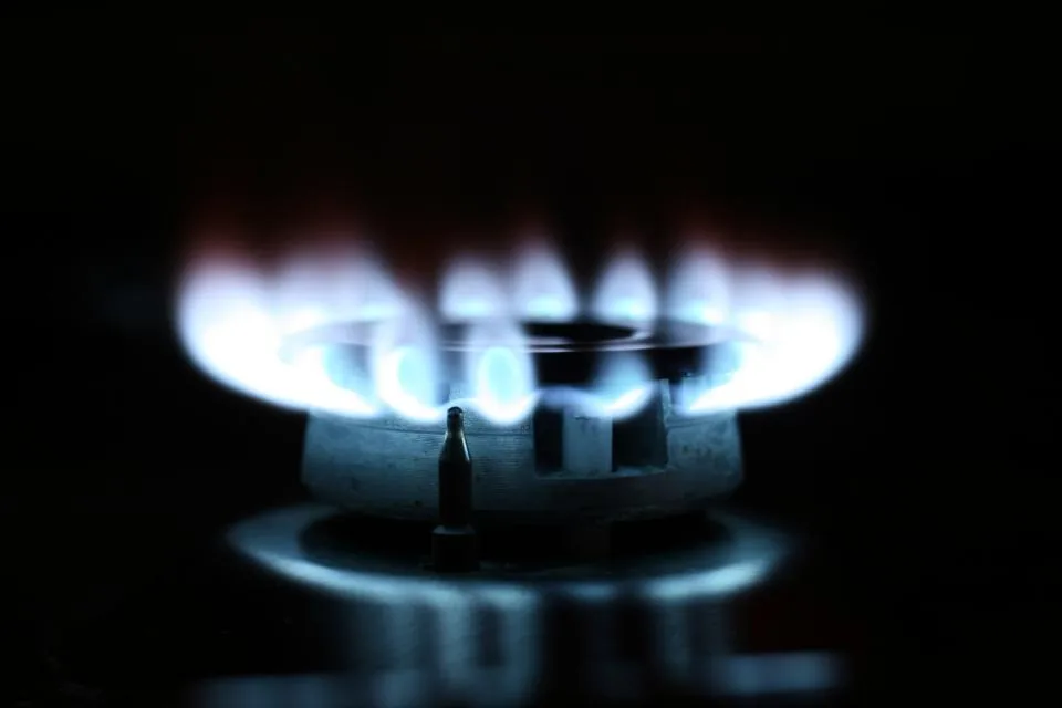 Газовая плита на кухне